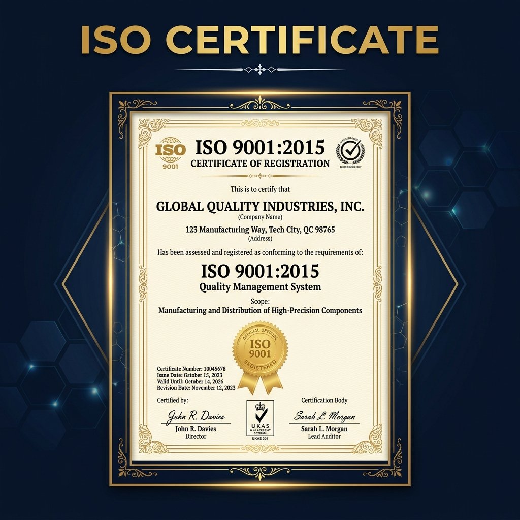 ISO 9001:2015 Certificate