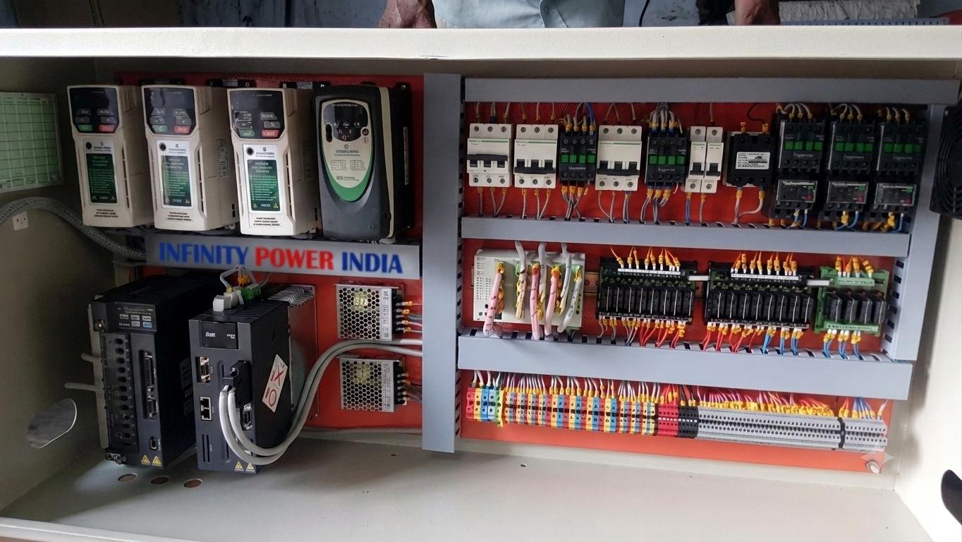 High Performance VFD & HMI Automation Panel 8